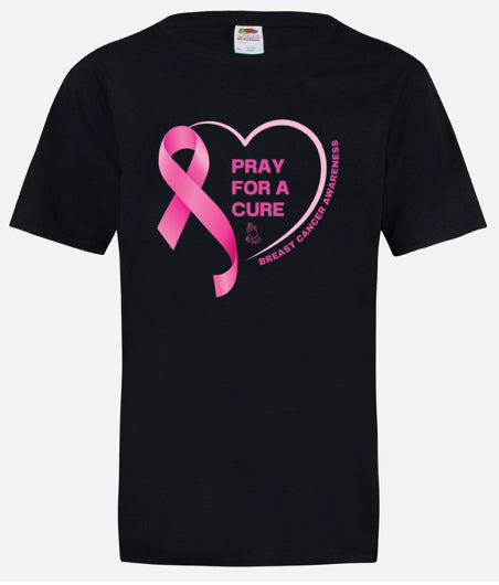 Pray For A Cure Breast Cancer Awareness T-shirt